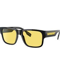 burberry yellow glasses|who makes burberry glasses.